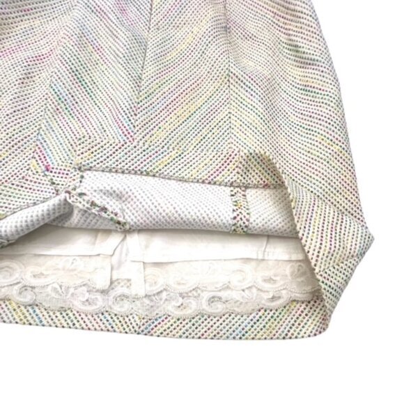 🎉PRICE REDUCED🎉 TRINA TURK Strapless Embroidered Dress Tweed Summer Party 2‎ - Picture 8 of 14